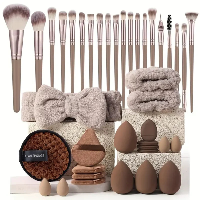 LuxeBlend™ Complete Makeup Brush Set