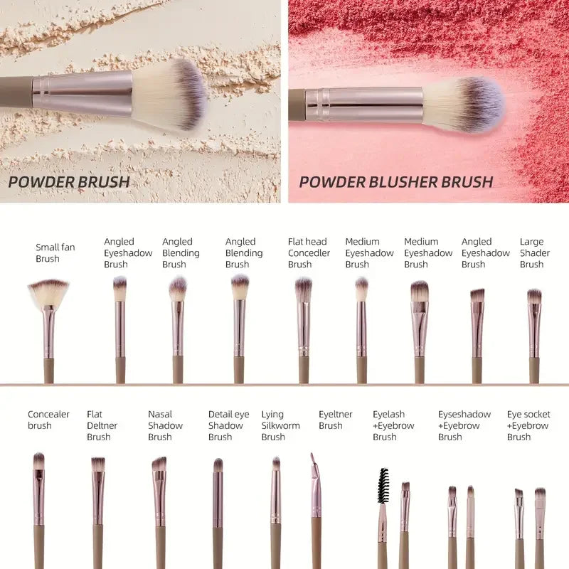 LuxeBlend™ Complete Makeup Brush Set